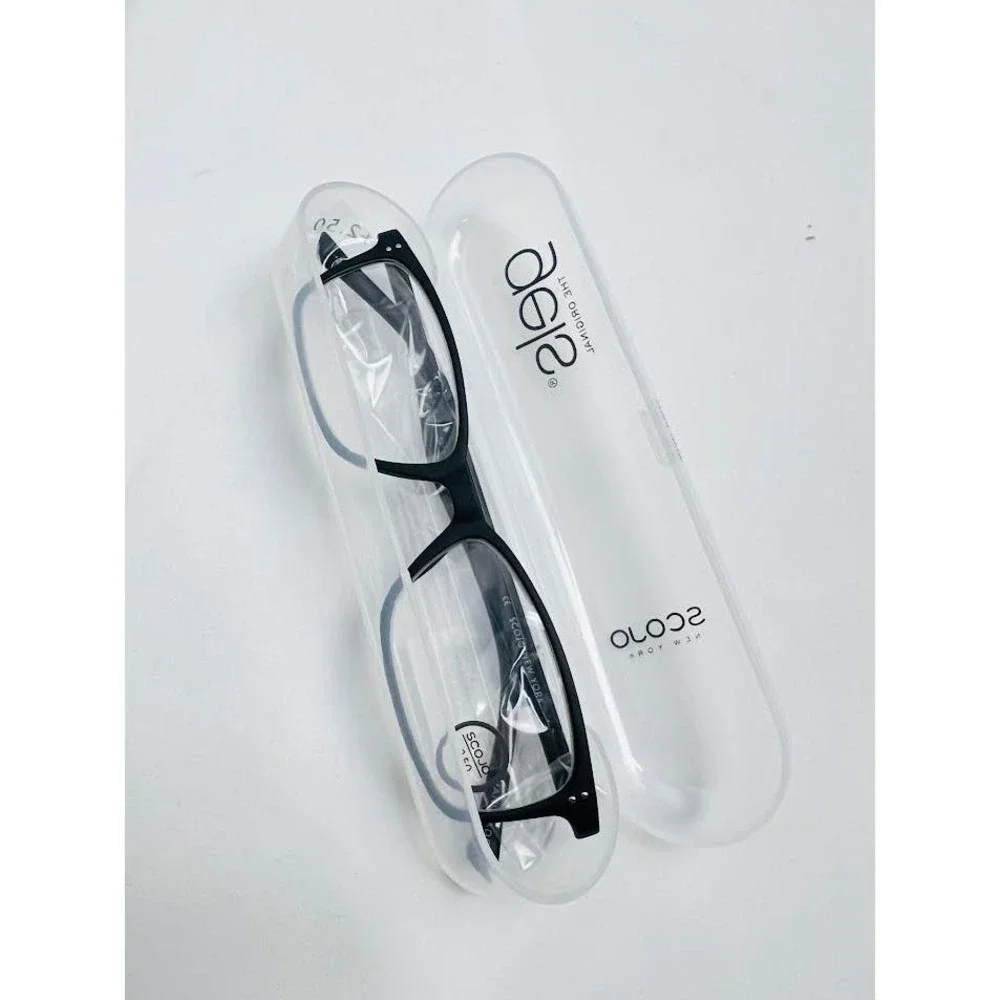 NEW! Scojo New York‎ Gels Manhattan Reading Glasses  Matte Black - +2.50x